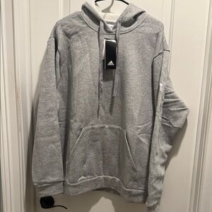 NWT Adidas Womans Light Gray Hoodie